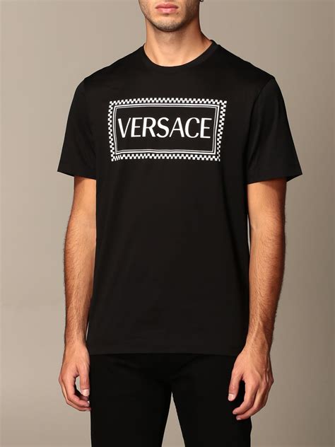 versace shirt green and black|Versace t shirt price.